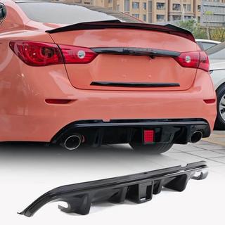 Difuzor bara spate V2 pentru Q50 Base/Sport 2014-2017 Carbon Infiniti Q50/Q60 2013-2024 foto 1