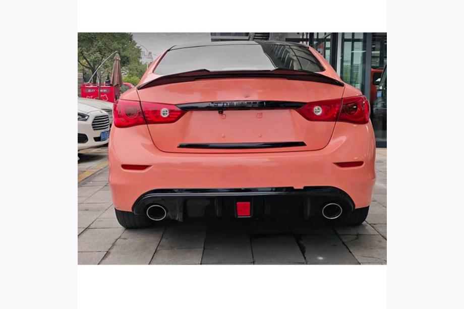 Infiniti Q50/Q60 2013-2024 Difuzor bara spate V2 pentru Q50 Base/Sport 2014-2017 Carbon Foto 2