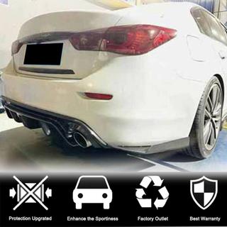Capace bara spate carbon pentru Q50 Base/Sport 2014-2017 Infiniti Q50/Q60 2013-2024 foto 2