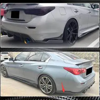 Capace bara spate carbon pentru Q50 Base/Sport 2014-2017 Infiniti Q50/Q60 2013-2024 foto 4