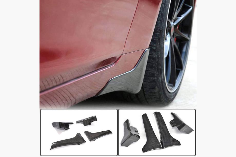 Infiniti Q50/Q60 2013-2024 Aparatori noroi (pentru Q50 Base/Sport 2014-2017, Carbon) Image