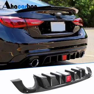 Difuzor bara spate V1 (pentru Q50 Base/Sport 2018-2023) Infiniti Q50/Q60 2013-2024 foto 1