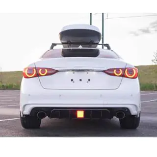 Difuzor bara spate V1 (pentru Q50 Base/Sport 2018-2023) Infiniti Q50/Q60 2013-2024 foto 2