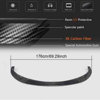 Lip Bara Fata V2 pentru Q50 Base 2014-2017 Carbon Infiniti Q50/Q60 2013-2024 foto 4