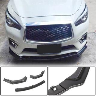 Lip bara fata V2 pentru Q50 Base 2018-2023, Carbon Infiniti Q50/Q60 2013-2024 foto 1