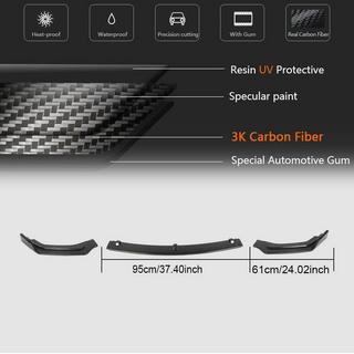 Lip bara fata V2 pentru Q50 Base 2018-2023, Carbon Infiniti Q50/Q60 2013-2024 foto 3