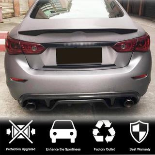 Difuzor bara spate V3 pentru Q50 Base/Sport 2014-2017, Carbon Infiniti Q50/Q60 2013-2024 foto 2