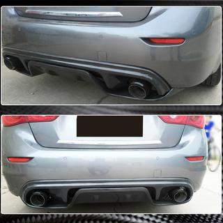 Difuzor bara spate V3 pentru Q50 Base/Sport 2014-2017, Carbon Infiniti Q50/Q60 2013-2024 foto 3