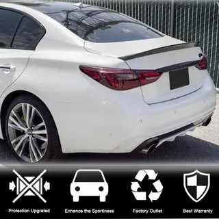 Spoiler V7 (pentru Q50, Carbon) Infiniti Q50/Q60 2013-2024 foto 2