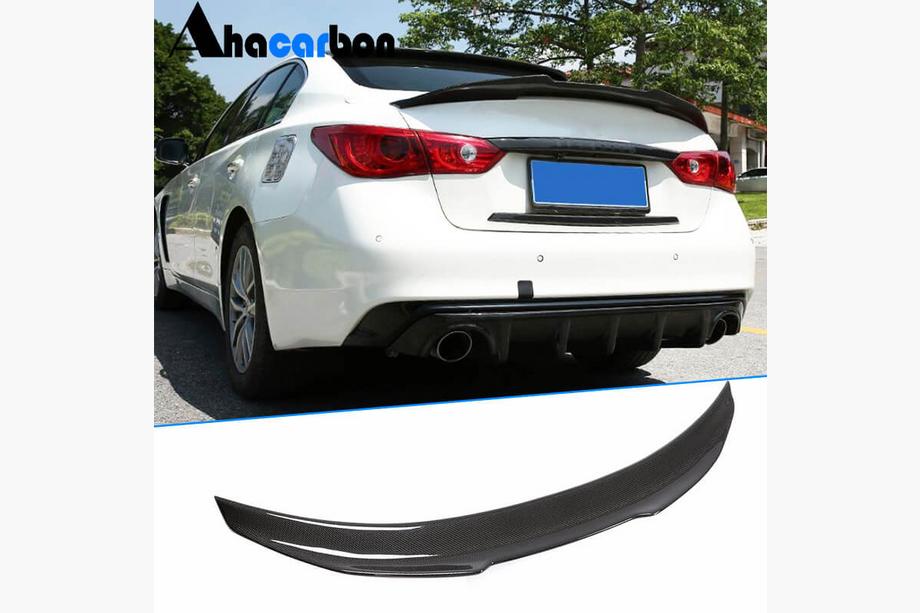 Infiniti Q50/Q60 2013-2024 Spoiler V5 (pentru Q50, Carbon) Image
