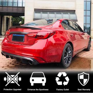 Difuzor Bara Spate V2 pentru Q50 Base/Sport 2018-2023 Carbon Infiniti Q50/Q60 2013-2024 foto 2