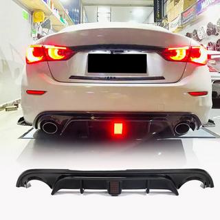 Difuzor bara spate V4 (pentru Q50 Base/Sport 2014-2017, Carbon) Infiniti Q50/Q60 2013-2024 foto 1