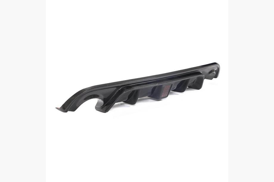 Infiniti Q50/Q60 2013-2024 Difuzor bara spate V4 (pentru Q50 Base/Sport 2014-2017, Carbon) Foto 2
