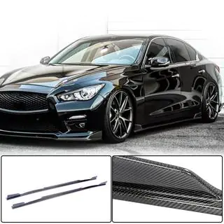 Praguri Laterale V1 (pentru Q50, Carbon) foto 2
