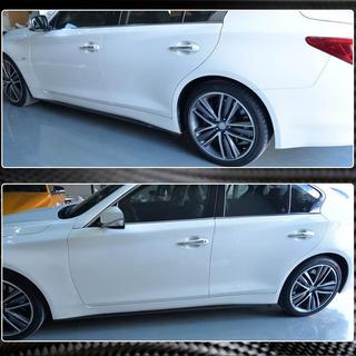 Praguri Laterale V2 (pentru Q50, Carbon) Infiniti Q50/Q60 2013-2024 foto 3
