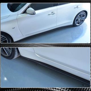 Praguri Laterale V2 (pentru Q50, Carbon) Infiniti Q50/Q60 2013-2024 foto 4