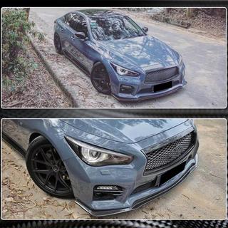 Lip Bara Fata V1 pentru Q50 Sport 2014-2017 Carbon Infiniti Q50/Q60 2013-2024 foto 4