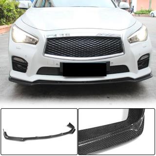 Lip bara fata V2 pentru Q50 Sport 2014-2017 Carbon Infiniti Q50/Q60 2013-2024 foto 1