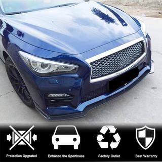 Lip bara fata V2 pentru Q50 Sport 2014-2017 Carbon Infiniti Q50/Q60 2013-2024 foto 2