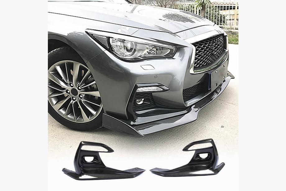 Infiniti Q50/Q60 2013-2024 Capace proiectoare ceata carbon (pentru Q50 Sport 2018-2022) Foto 1