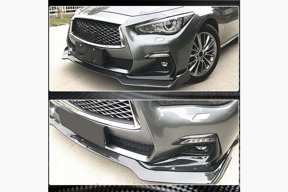 Infiniti Q50/Q60 2013-2024 Capace proiectoare ceata carbon (pentru Q50 Sport 2018-2022) Foto 5