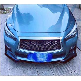 Lip bara fata V1 pentru Q50 Sport 2018-2022, Carbon Infiniti Q50/Q60 2013-2024 foto 3