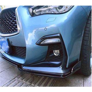 Lip bara fata V1 pentru Q50 Sport 2018-2022, Carbon Infiniti Q50/Q60 2013-2024 foto 4