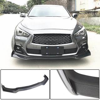 Lip Bara Fata V2 pentru Q50 Sport 2018-2022 Carbon Infiniti Q50/Q60 2013-2024 foto 2