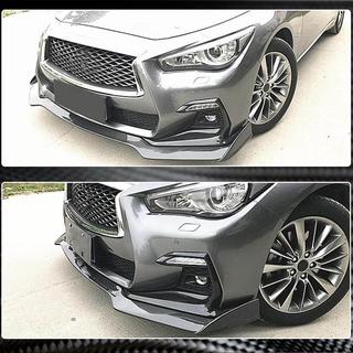 Lip Bara Fata V2 pentru Q50 Sport 2018-2022 Carbon Infiniti Q50/Q60 2013-2024 foto 4