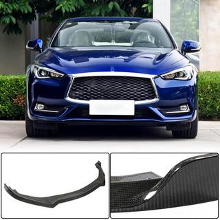 Lip bara fata V1 pentru Q60 2016-2022 Carbon Infiniti Q50/Q60 2013-2024 foto 1