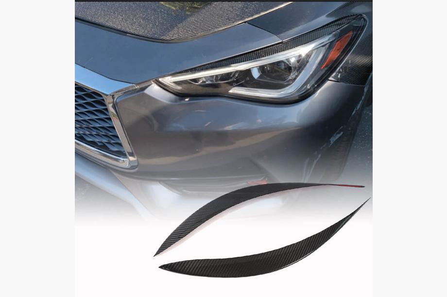 Infiniti Q50/Q60 2013-2024 Pleope faruri (pentru Q60 2016-2022, Carbon) Foto 1