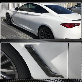 Capace aripi fata carbon (pentru Q60 2016-2022) foto 4