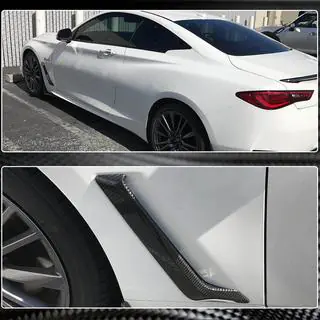 Capace aripi fata carbon (pentru Q60 2016-2022) Infiniti Q50/Q60 2013-2024 foto 4