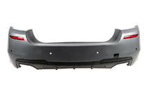 BMW 5 Series F10/F11 2010–2016 Bara spate cu difuzor M-Performance (pentru F10, pentru evacuare dubla pe ambele parti) foto 1