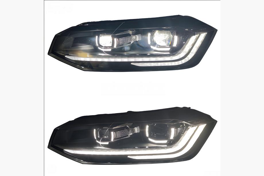 Volkswagen Polo 2017- Faruri fata Silver V-2 (2 buc) Image