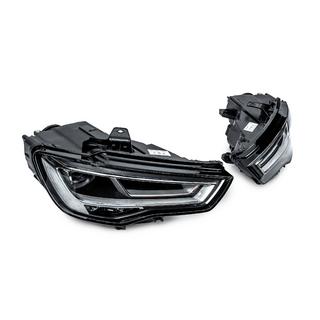 Faruri fata Full LED (pentru HALOGEN, 2012-2016, 2 buc) Audi A3 2012-2020 foto 4