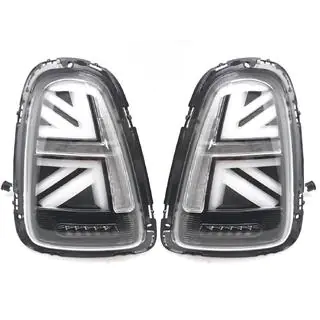 Stopuri spate LED stil Union Jack Black V-2 (2 buc) Mini Cooper R56/57 2006-2014