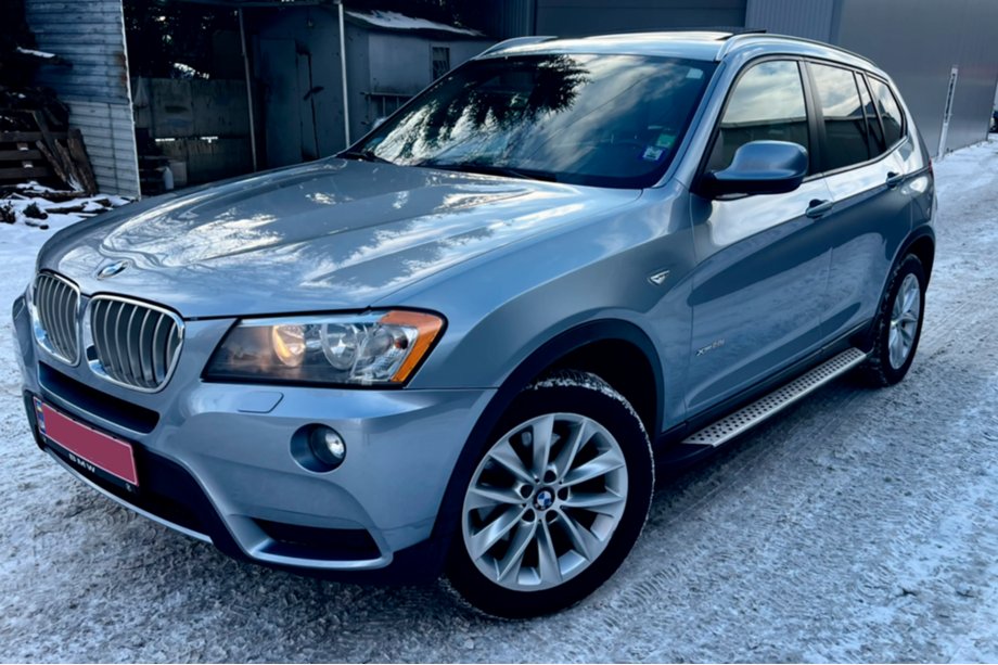 BMW X3 F25 2011-2018 Praguri Laterale Originale V1 (2 buc, Aluminiu) Image