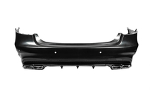 Mercedes E-class W212 2009-2016 Bara spate cu difuzor E63 AMG (2013-2016) foto 1