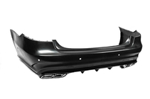 Mercedes E-class W212 2009-2016 Bara spate cu difuzor E63 AMG (2013-2016) foto 2
