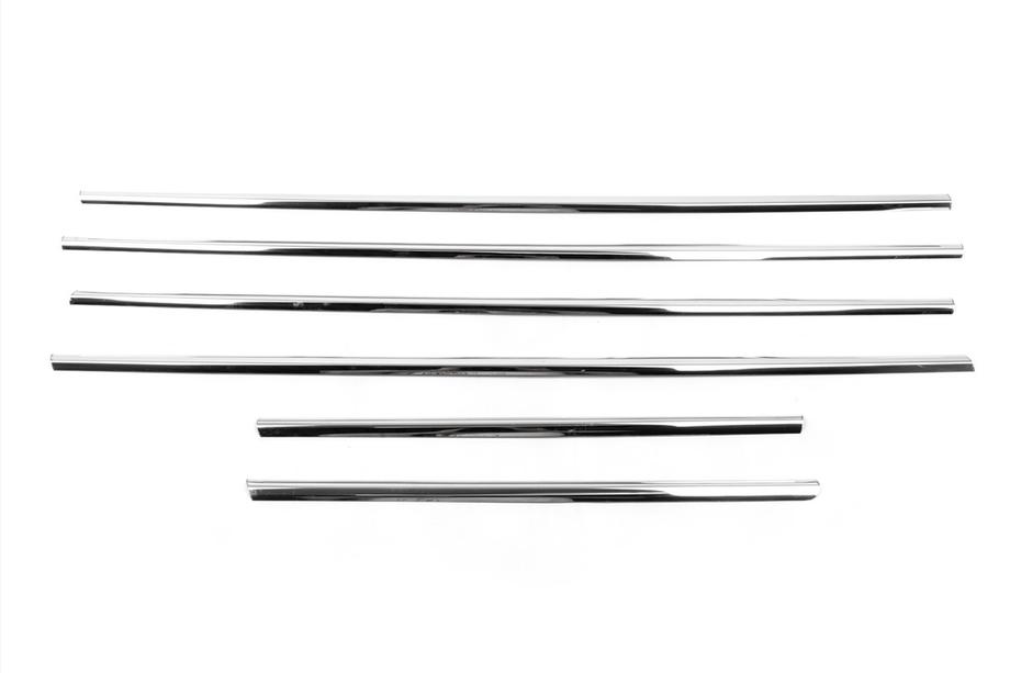 Toyota Land Cruiser 200 2007-2021 Moldura geamuri (6 buc, inox) Carmos - Otel Inoxidabil Turcesc Foto 5