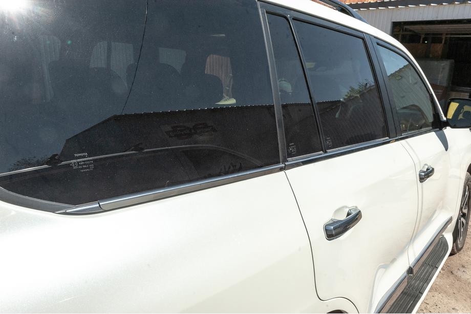 Toyota Land Cruiser 200 2007-2021 Moldura geamuri (6 buc, inox) Carmos - Otel Inoxidabil Turcesc Foto 3