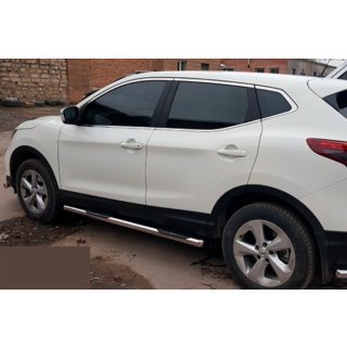 Bare Laterale (2017-2021, 2 buc, Otel Inoxidabil) Nissan Qashqai 2014-2021 foto 4