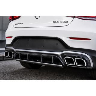 Difuzor Spate cu Tipsuri Silver (Design AMG63 2020-2022) foto 2