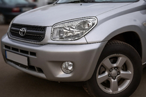 Toyota Rav 4 2001-2005 Capace Faruri Crom (2 buc, Plastic) 2003-2006 foto 2