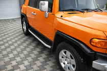 Toyota FJ Cruiser 2006-2022 Praguri laterale Fullmond (2 buc, aluminiu) foto 1