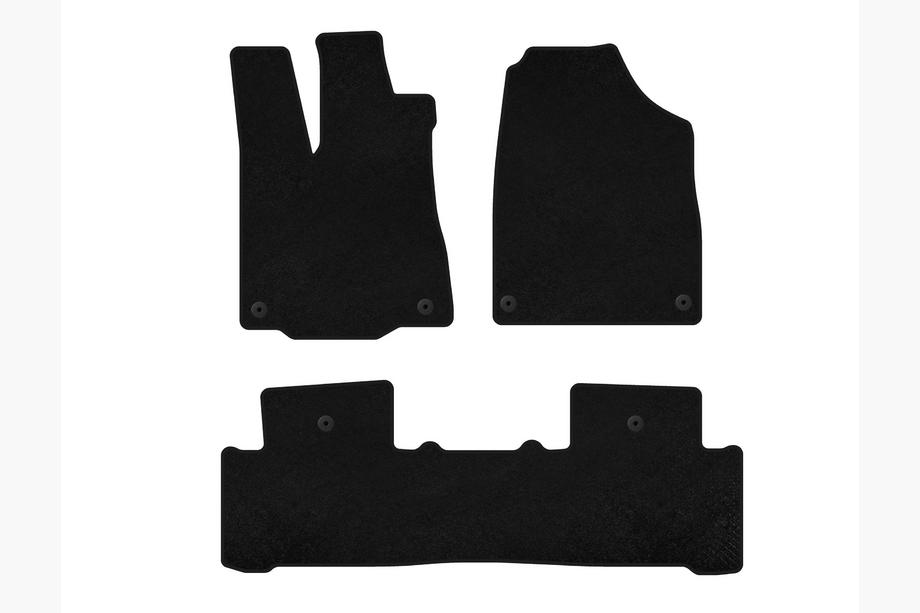 Acura MDX 2013-2020 Covorase textile Classic (2 randuri, Negru) Foto 1