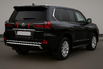 Lexus LX570/450d 2008-2022 Ornament portbagaj deasupra numarului BlackEdition (pentru 2016+) foto 1