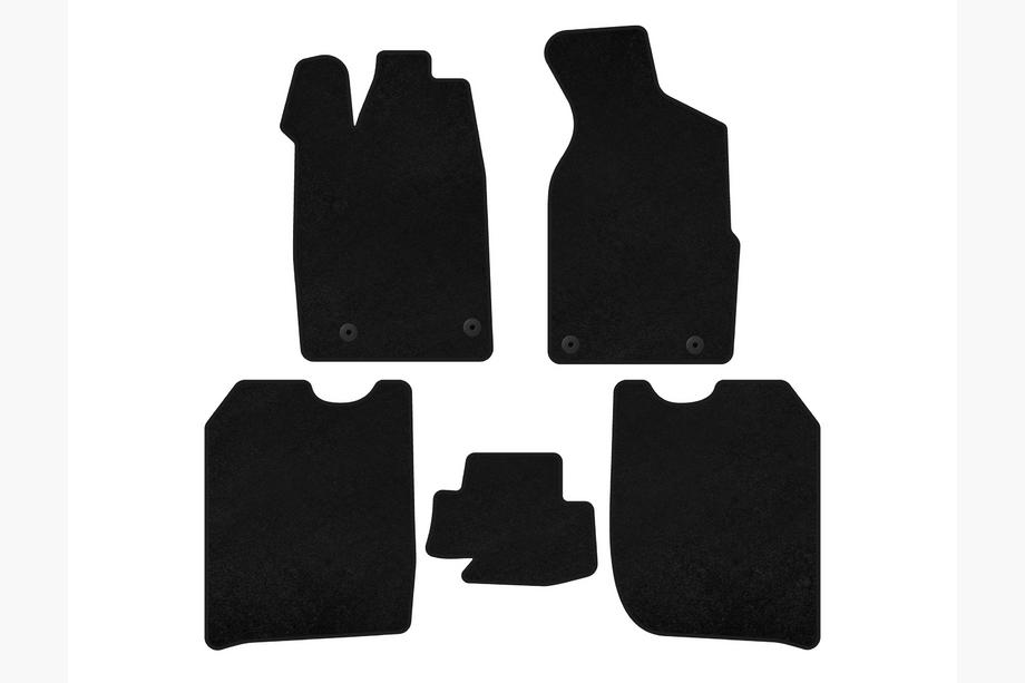 Audi 100 C3 1988-1991 Covorase textile Premium (1982-1988, Sedan, Negru) Foto 1