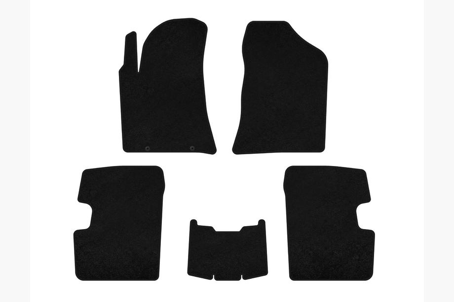 BYD F3 2013-2015 Covorase textile Premium (SD, Negru) Image